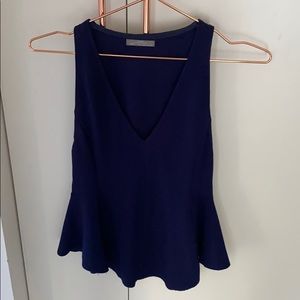 Gently used Navy blue Zara blouse.